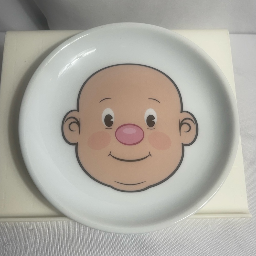 Fred & Friends Plays With His Food Ceramic Plate Childs Dinner Dish